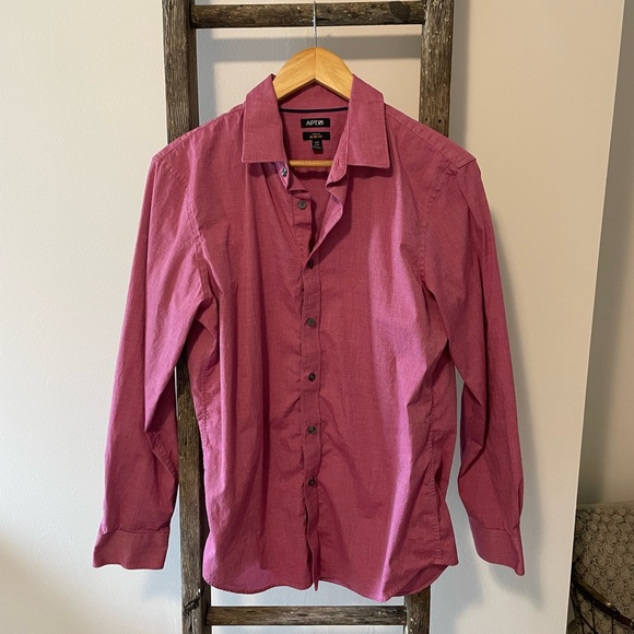 WSLCN Men's Dress Shirts - Wrinkle Free Stretch Button Down Shirt, Regular Fit For Business Casual - View #7